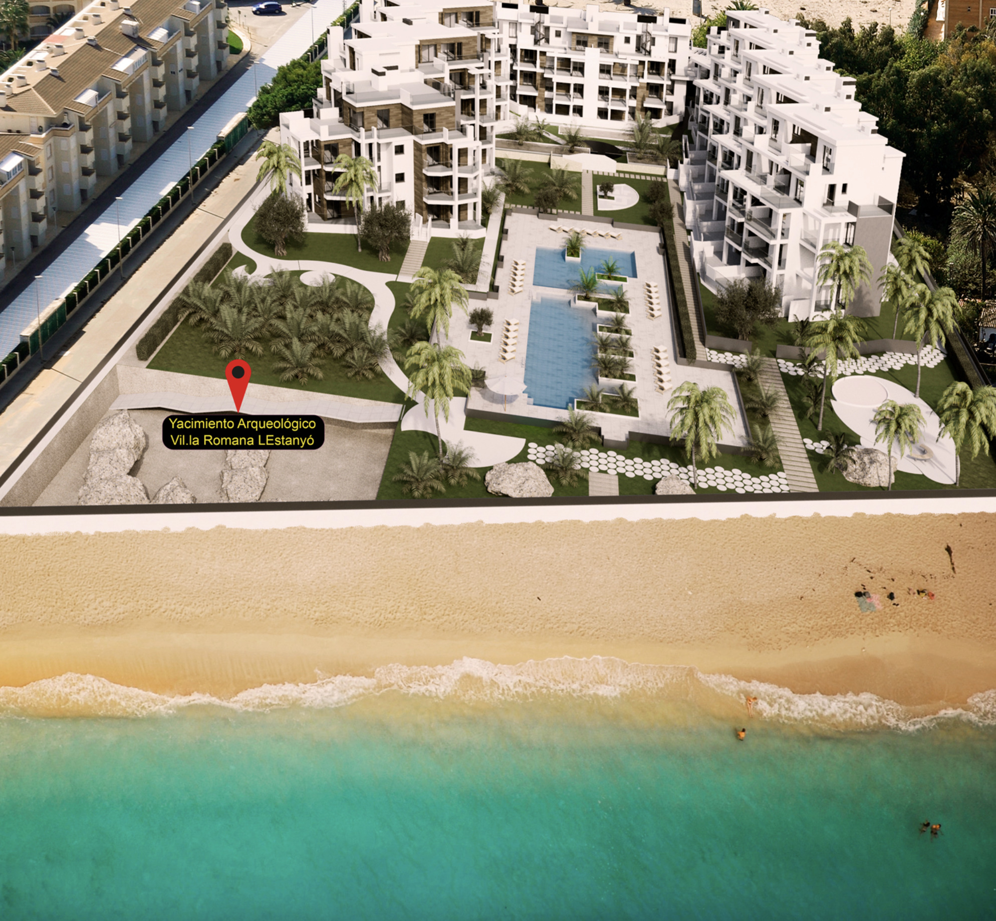 Apartments in Denia on the beachfront