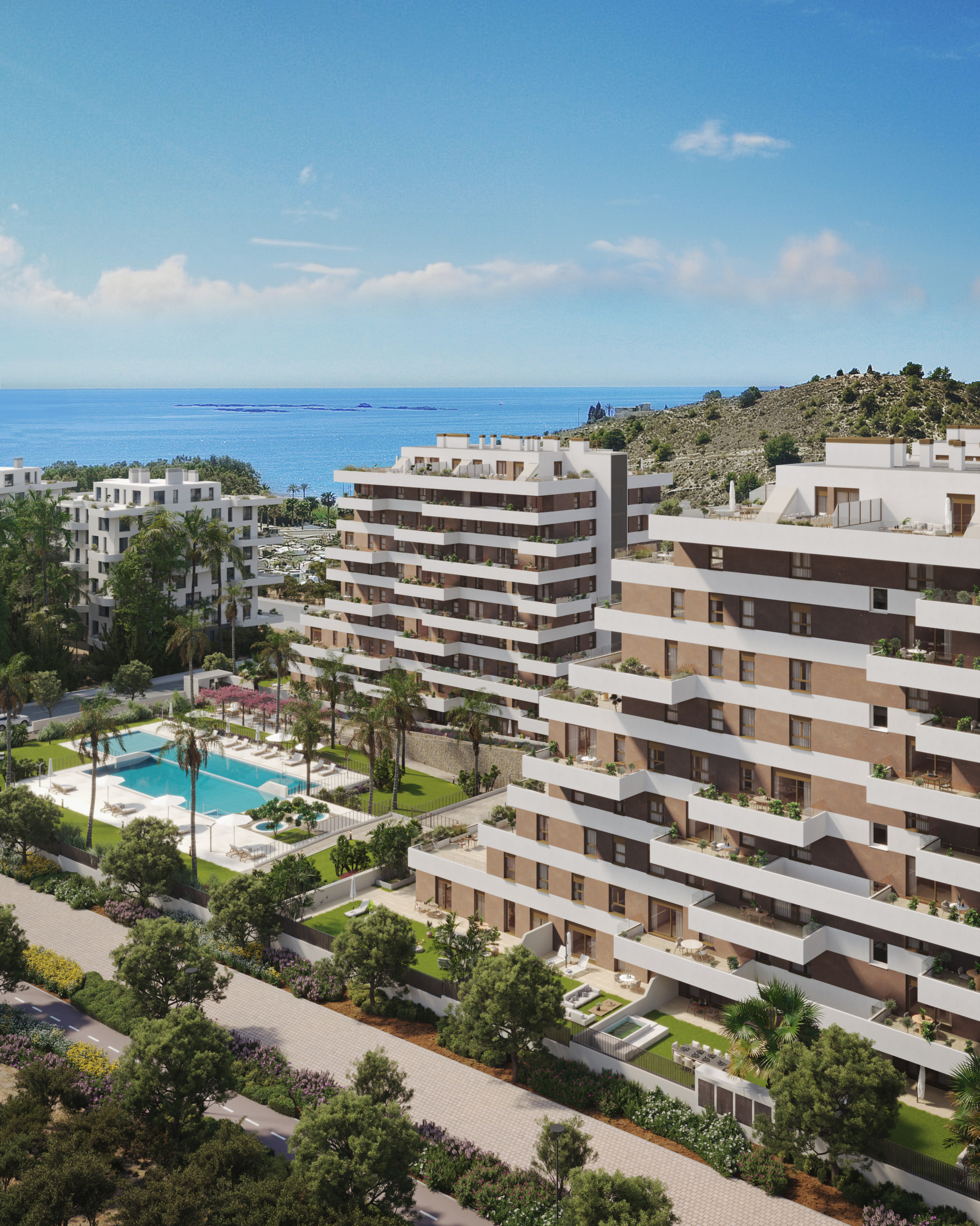 Appartementen op 200 meter van het strand in Villajoyosa, Alicante 