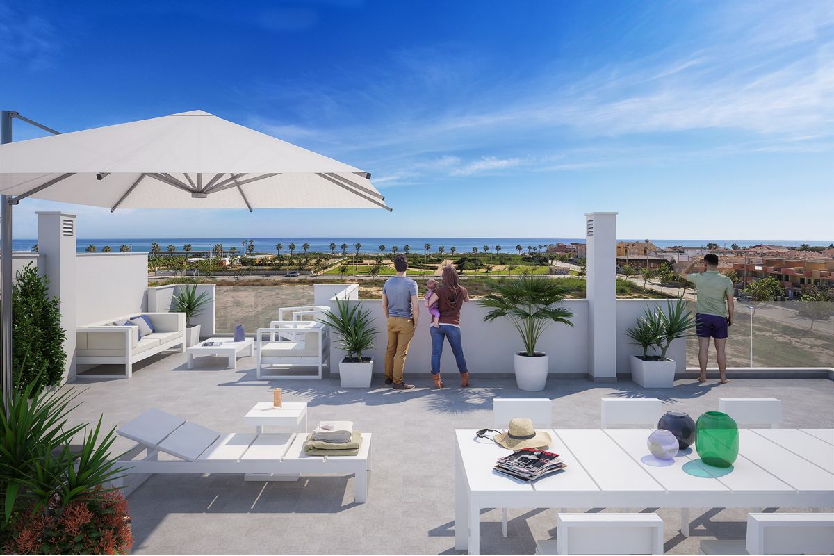 Apartamentos en segunda línea de playa en Torre de la Horadada